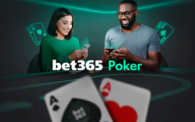 Join competitive poker rooms available on the Bet365 app.
